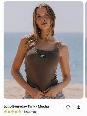 Daily Dills x Driscoll mocha everyday tank